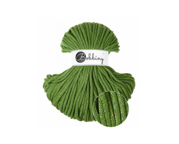Bobbiny Flechtkordel Premium 5mm - 100m - ca.500g - Farbe Shiny Moss Green