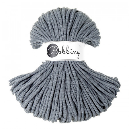 Bobbiny Flechtkordel Premium 5mm - 100m - ca.500g - Farbe Steel