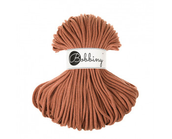 Bobbiny Flechtkordel Premium 5mm - 100m - ca.500g - Farbe Terracotta