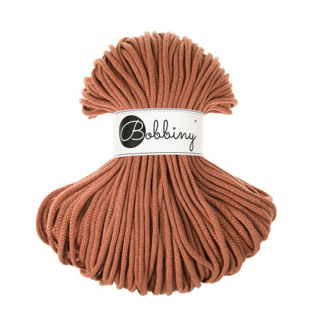 Bobbiny Flechtkordel Premium 5mm - 100m - ca.500g - Farbe Terracotta