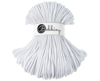 Bobbiny Flechtkordel Premium 5mm - 100m - ca.500g - Farbe White
