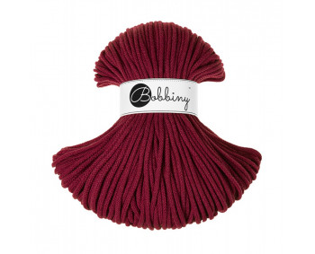 Bobbiny Flechtkordel Premium 5mm - 100m - ca.500g - Farbe Wine Red