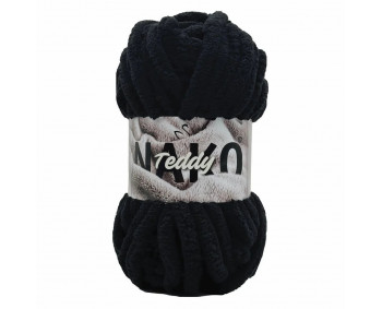 NAKO Teddy - 200g Kuschelgarn - Farbe 217 Schwarz