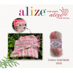Farbe 5970 - ALIZE Cotton Gold Batik 100g