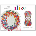Farbe 3242 - ALIZE Diva Batik 100g