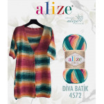 Farbe 4572 - ALIZE Diva Batik 100g