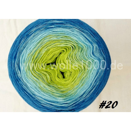 Farbverlauf #20 - Blattgrün-Aqua-Ultramarine