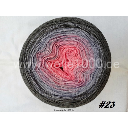 Farbverlauf #23 - Rosa-Stahl-Mittelgrau