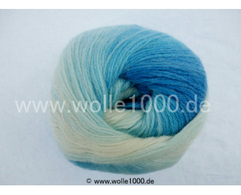 556-10 blautöne - Papatya Angora Batik 100g
