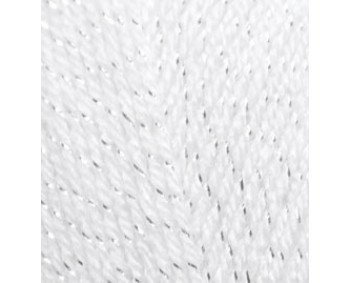 Farbe 55 weiß - ALIZE Sal Sim mit Glitzer 100g