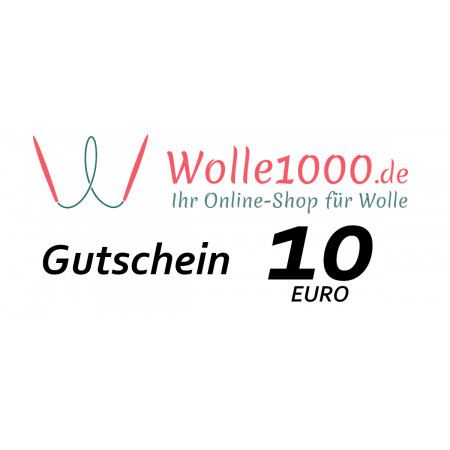 Geschenkgutschein im Wert von 10 EURO