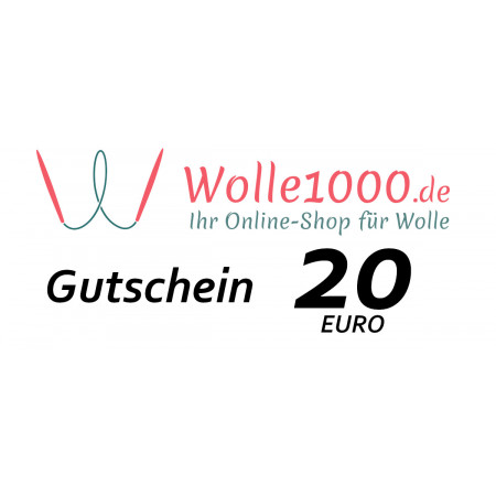 Geschenkgutschein im Wert von 20 EURO