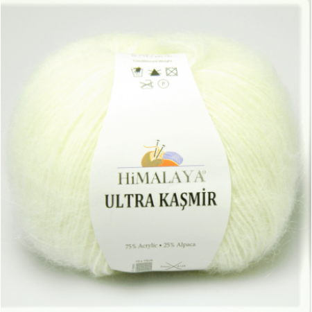 Himalaya Ultra Kasmir - mit Alpaka - 50g - 56807 wollweiss