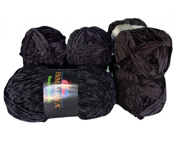 Himalaya Bursa Chenille - schwarz - 5er Pack - Sonderposten