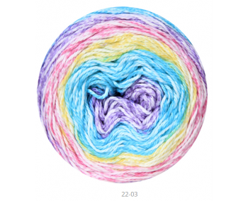 22-03 - Cotton Royal Color Waves 100% Baumwolle fibra natura - 100g