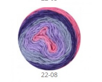 22-08 - Cotton Royal Color Waves 100% Baumwolle fibra natura - 100g