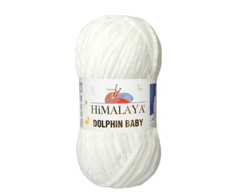 Farbe 80301 weiß - Himalaya Dolphin Baby  100g