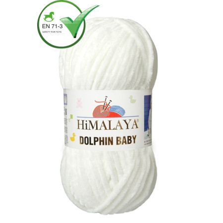 Farbe 80301 weiß - Himalaya Dolphin Baby  100g