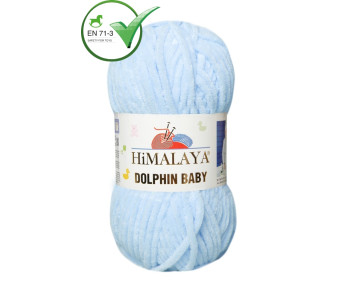 Farbe 80306 hellblau - Himalaya Dolphin Baby  100g