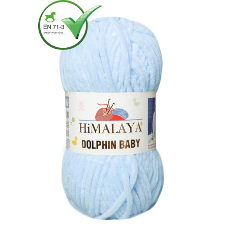 Farbe 80306 hellblau - Himalaya Dolphin Baby  100g