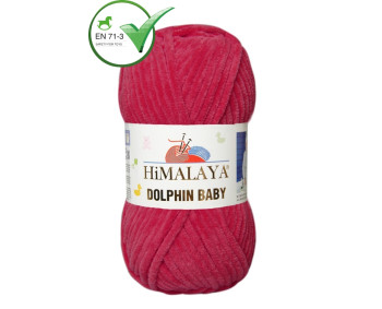 Farbe 80310 darkpink - Himalaya Dolphin Baby  100g