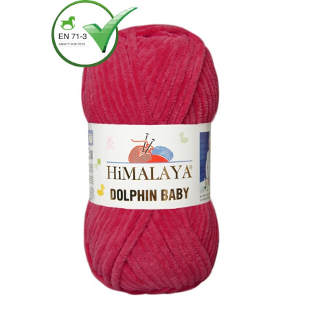 Farbe 80310 darkpink - Himalaya Dolphin Baby  100g