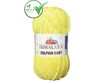 Farbe 80313 gelb - Himalaya Dolphin Baby  100g