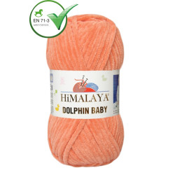 Farbe 80316 orange - Himalaya Dolphin Baby  100g