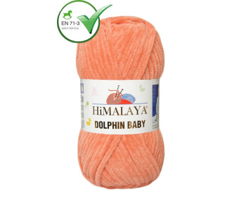 Farbe 80316 orange - Himalaya Dolphin Baby  100g