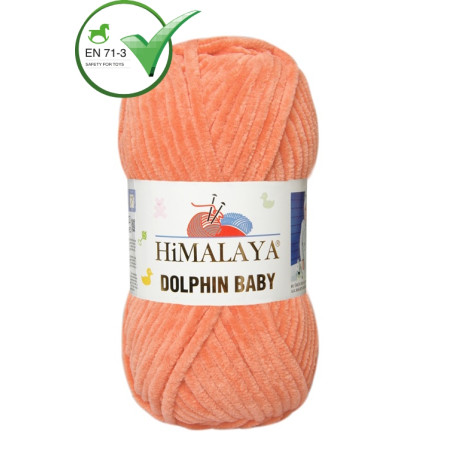 Farbe 80316 orange - Himalaya Dolphin Baby  100g