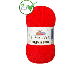 Farbe 80318 rot - Himalaya Dolphin Baby  100g