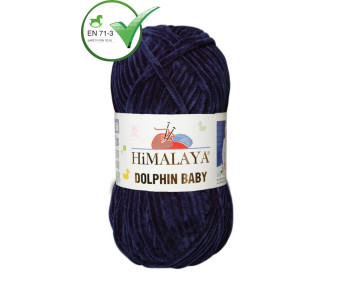 Farbe 80321 dunkelblau - Himalaya Dolphin Baby  100g