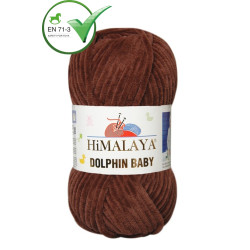 Farbe 80336 dunkelbraun - Himalaya Dolphin Baby  100g