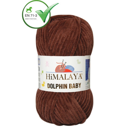 Farbe 80336 dunkelbraun - Himalaya Dolphin Baby  100g