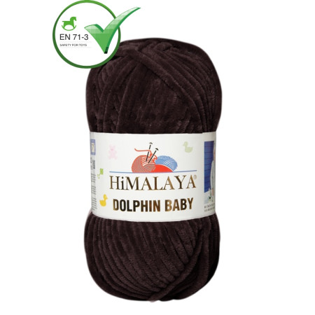 Farbe 80343 schwarzbraun - Himalaya Dolphin Baby  100g