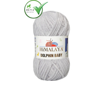 Farbe 80351 hellgrau - Himalaya Dolphin Baby  100g