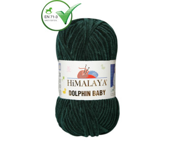 Farbe 80362 tannengrün - Himalaya Dolphin Baby  100g