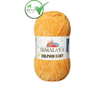 Farbe 80368 sonnengelb - Himalaya Dolphin Baby  100g
