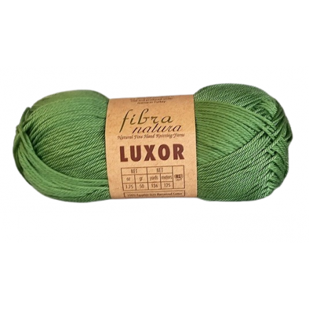 105-16 grün - LUXOR 100% Baumwolle fibra natura - 50g