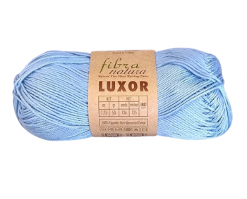 105-28 hellblau - LUXOR 100% Baumwolle fibra natura - 50g