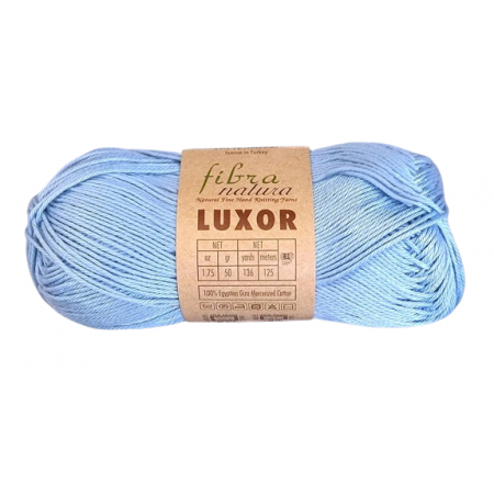 105-28 hellblau - LUXOR 100% Baumwolle fibra natura - 50g