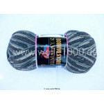 Farbe 130-01 - dunkle grautöne-natur - Himalaya Socks Bamboo Sockenwolle 100g