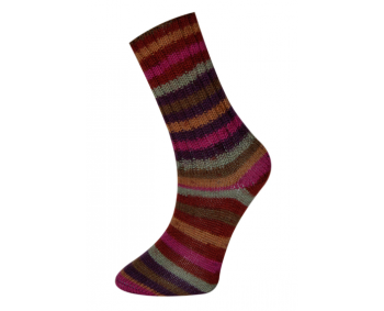 Farbe 140-04 beere-burgund-smaragd - Himalaya Socks Sockenwolle 100g