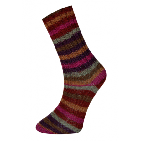 Farbe 140-04 beere-burgund-smaragd - Himalaya Socks Sockenwolle 100g