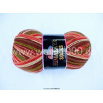 Farbe 140-03 lachs-braun-oliv - Himalaya Socks Sockenwolle 100g