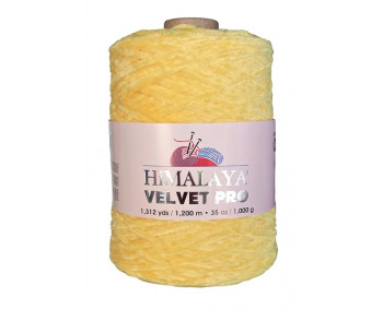 Farbe 91013 gelb - Himalaya Velvet Pro 1kg - Chenille Garn
