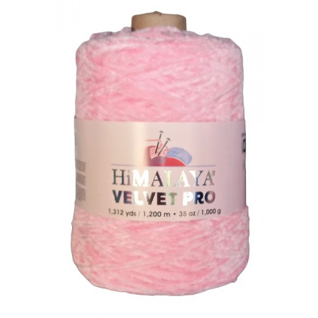 Farbe 91019 rosa - Himalaya Velvet Pro 1kg - Chenille Garn