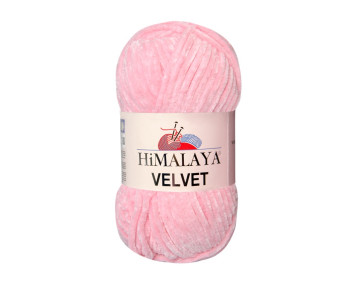 Farbe 90003 babyrosa - Himalaya Velvet 100g - Chenille Garn