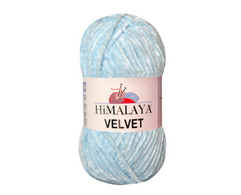 Farbe 90006 hellblau - Himalaya Velvet  100g - Chenille Garn