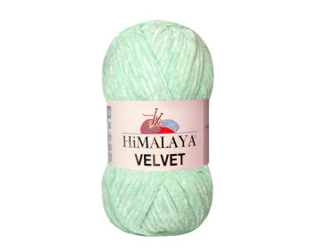 Farbe 90007 mint - Himalaya Velvet  100g - Chenille Garn
